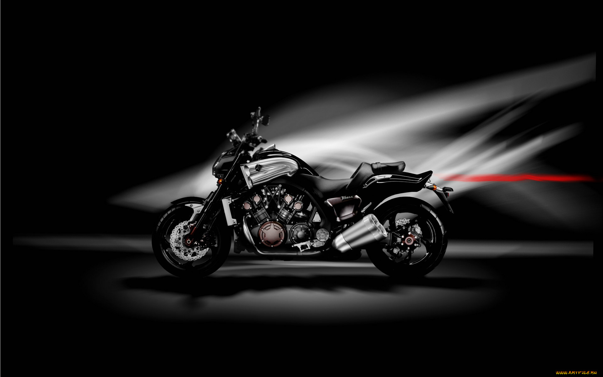 , yamaha, vmax, motorcycle